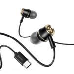 USAMS Metalen In-Ear Oordopjes met USB Type-C aansluiting - Zwart - Afbeelding 2