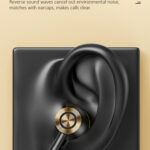 USAMS Metalen In-Ear Oordopjes met USB Type-C aansluiting - Zwart - Afbeelding 5