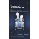 USAMS Wireless Earbuds with Bluetooth 5.0 - White - Image 7