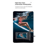 USAMS waterproof phone case for phones up to 7 inches - Black - Image 9