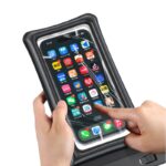 USAMS waterproof phone case for phones up to 7 inches - Black - Image 2