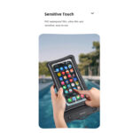 USAMS waterproof phone case for phones up to 7 inches - Black - Image 7