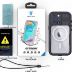 Turtle Shift Volledig waterdicht en stofdicht hoesje iPhone 14 Pro - Magnetische ring - Afbeelding 12
