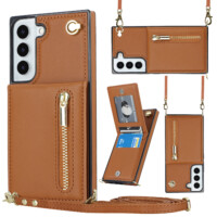 Solidenz Fashion Wallet with drawstring Samsung Galaxy S21 FE – Brown