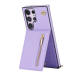 Fashion wallet case with lanyard Samsung Galaxy S22 Ultra - Violet - Image 12