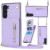 variatie Solidenz Fashion Wallet with lanyard Samsung Galaxy S23 – Violet