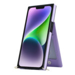 Solidenz Fashion Wallet met koord iPhone 14 - Violet - Afbeelding 10