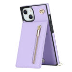 Solidenz Fashion Wallet met koord iPhone 14 - Violet - Afbeelding 9
