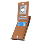 Solidenz Fashion Wallet met koord iPhone 15 Pro - Bruin - Afbeelding 8