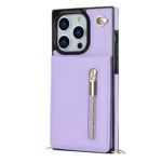 Solidenz Fashion Wallet met koord iPhone 15 Pro Max - Violet - Afbeelding 10