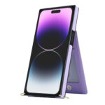 Solidenz Fashion Wallet met koord iPhone 15 Pro Max - Violet - Afbeelding 7