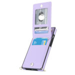 Solidenz Fashion Wallet met koord iPhone 15 Pro Max - Violet - Afbeelding 8