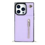 Solidenz Fashion Wallet met koord iPhone 15 Pro Max - Violet - Afbeelding 9