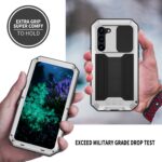 Stofdicht metalen hoes Samsung Galaxy S23 Plus - Zilver - Afbeelding 4