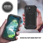 Dustproof metal case iPhone 13 Pro - Black - Image 4