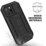 Dustproof metal case iPhone 13 Pro - Black - Image 6