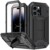 variatie Dustproof metal case iPhone 14 Pro – Black