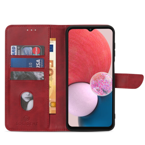 Solidenz Bookcase Oppo A77 5G - Red - Image 4