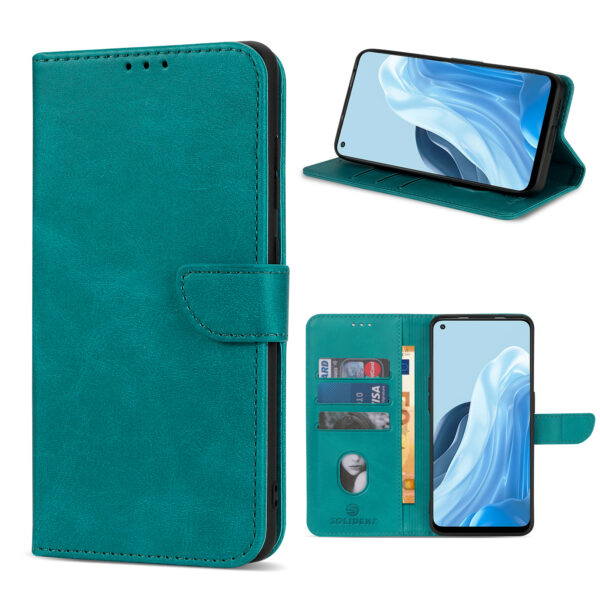 Solidenz Bookcase Oppo Find X5 lite - Blauw