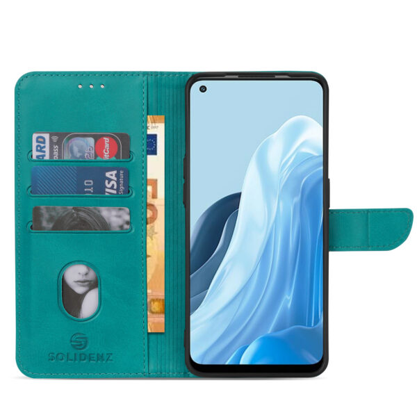 Solidenz Bookcase Oppo Find X5 lite - Blauw - Afbeelding 4