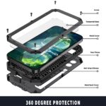 Dustproof metal case iPhone 13 - Black - Image 4