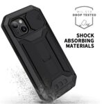 Dustproof metal case iPhone 13 - Black - Image 6