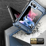 Armorbox Galaxy Z Flip5 case with screen protector - Blue - Image 2