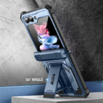 Armorbox Galaxy Z Flip5 case with screen protector - Blue - Image 3