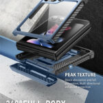 Armorbox Galaxy Z Flip5 case with screen protector - Blue - Image 6