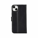 Solidenz Moda Book iPhone 14 Plus genuine leather case - Black - Image 2