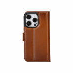 Solidenz Moda Book iPhone 13 Pro genuine leather case - Brown - Image 2