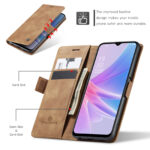 Solidenz Urban Book Oppo A78 5G hoesje - Bruin - Afbeelding 6
