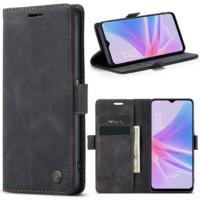 Solidenz Urban Book Oppo A78 5G hoesje – Zwart