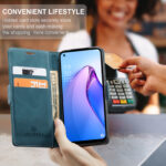 Solidenz Urban Book Oppo Reno8 5G case - Blue - Image 8