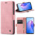 variatie Solidenz Urban Book Oppo Reno8 5G hoesje – Roze