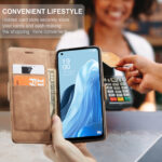 Solidenz Urban Book Oppo Reno8 Lite case - Brown - Image 8