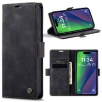 Solidenz Urban Book iPhone 15 Plus case – Black