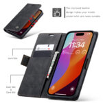 Solidenz Urban Book iPhone 15 Pro hoesje - Zwart - Afbeelding 6