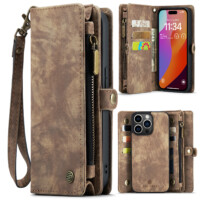 Solidenz Urban Wallet iPhone 15 Pro Max case – Brown