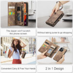 Solidenz Urban Wallet iPhone 15 Pro Max case - Brown - Image 11