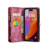 Solidenz Urban Wallet iPhone 15 Pro case - Red - Image 4