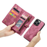 Solidenz Urban Wallet iPhone 15 Pro case - Red - Image 9