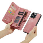 Solidenz Urban Wallet iPhone 14 Pro hoesje - Roze - Afbeelding 7