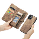 Solidenz Urban Wallet iPhone 15 hoesje - Bruin - Afbeelding 15