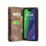 Solidenz Urban Wallet iPhone 15 hoesje - Bruin - Afbeelding 6