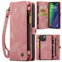 Solidenz Urban Wallet iPhone 15 Plus hoesje – Roze