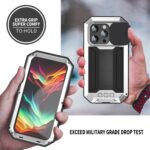 Stofdicht metalen hoes iPhone 15 Pro - Zilver - Afbeelding 4