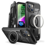 Supcase UBMag iPhone 15 Plus hoesje met screenprotector - Zwart