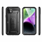 Supcase 360 Backcase case with screen protector iPhone 15 - Black - Image 2