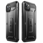 Supcase 360 Backcase case with screen protector iPhone 15 - Black - Image 3